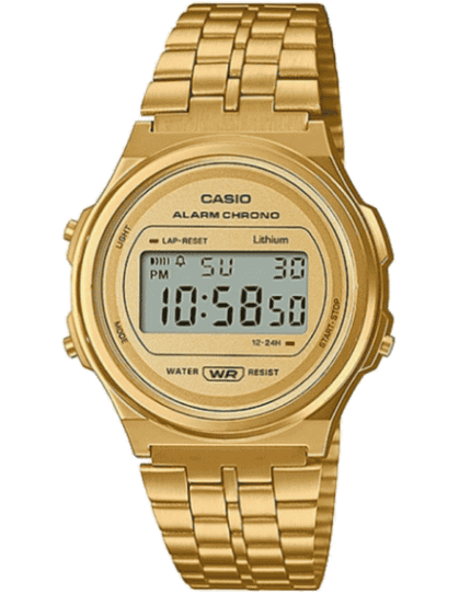 Casio mini hot sale gold