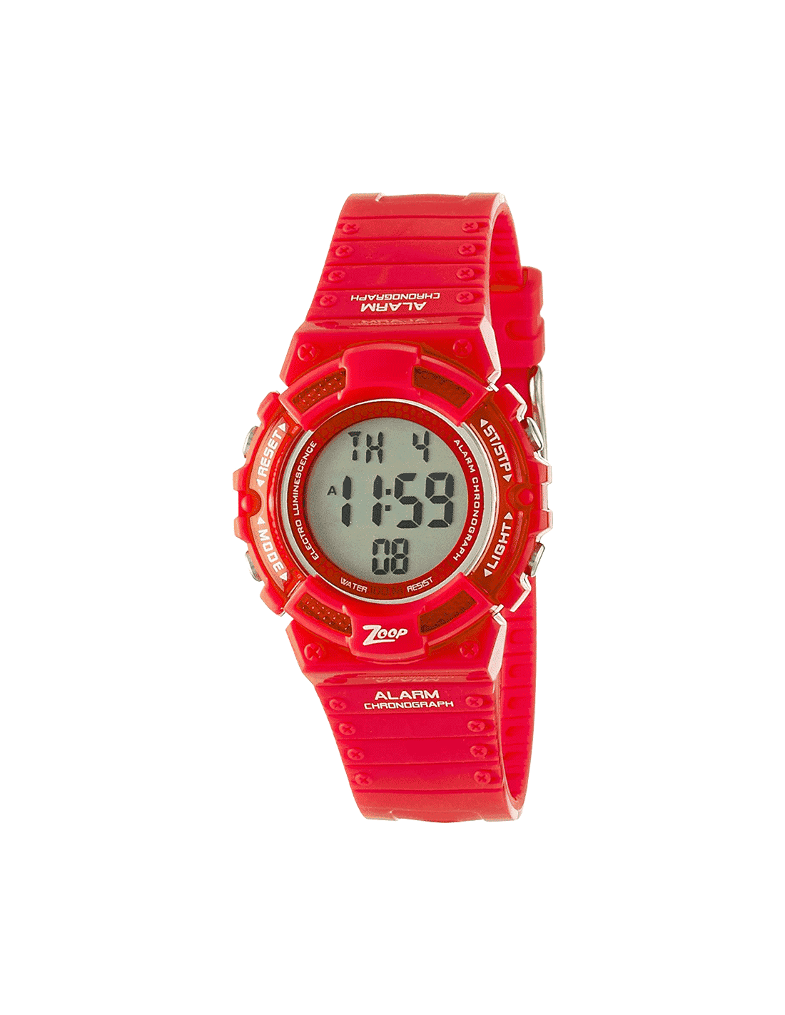 how to reset time in zoop digital watch