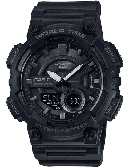 casio ad218 youth combination watch