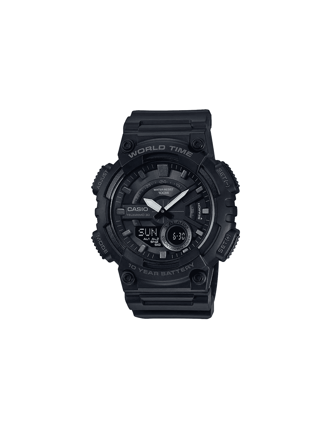 Casio ad218 deals youth combination watch