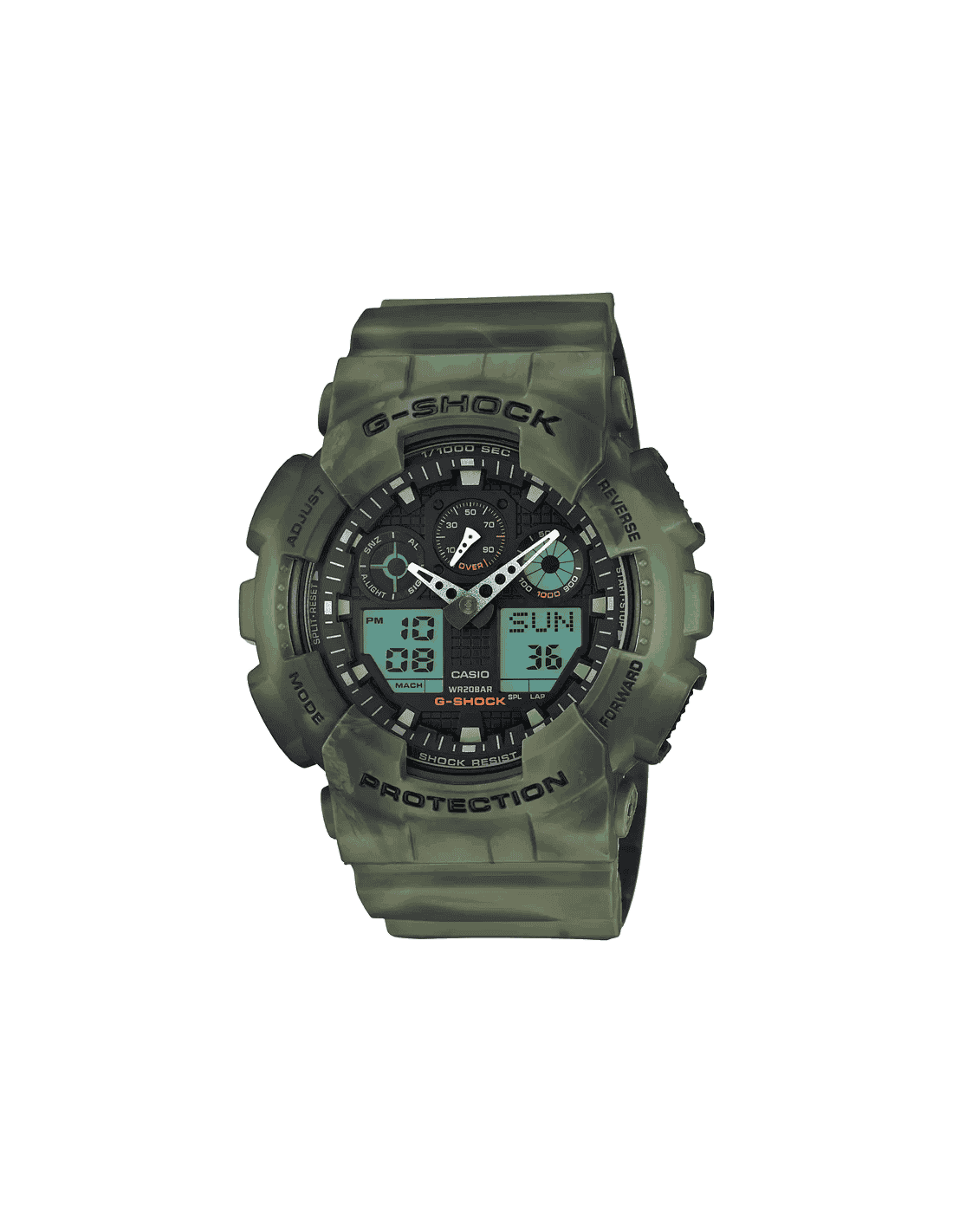 Buy Casio G633 GA-100MM-3ADR G-Shock Watch in India I Swiss Time House - Main Image