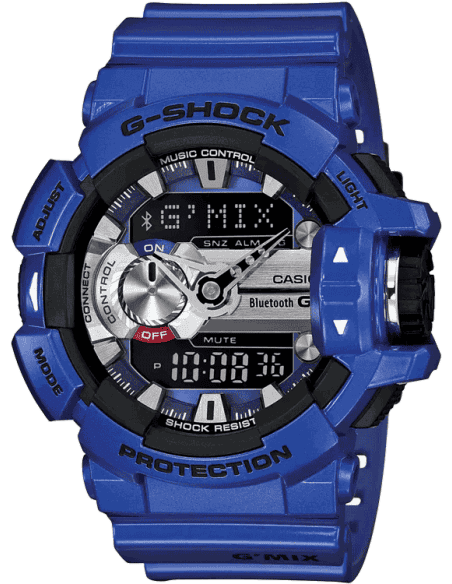 Casio g shock music control on sale