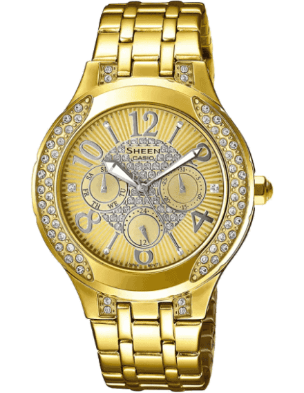 Casio sheen deals gold