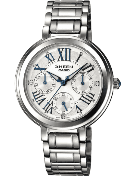 Buy Casio SX121 SHE-3034D-7AUDR Sheen Watch in India I Swiss Time
