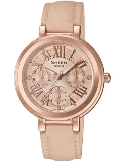 Buy Casio SX215 SHE 3034GL 7A2UDF Sheen Watch in India I Swiss Time