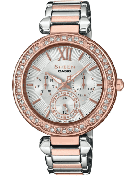 Buy Casio SX228 SHE 3061SPG 7BUDF Sheen Watch in India I Swiss Time