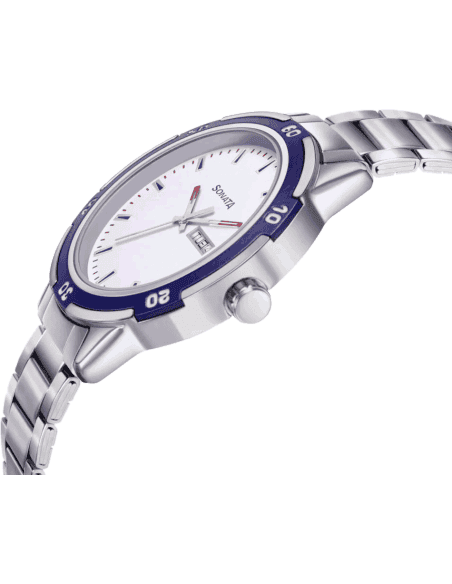 Buy Sonata 7138KM02 Watch in India I Swiss Time House
