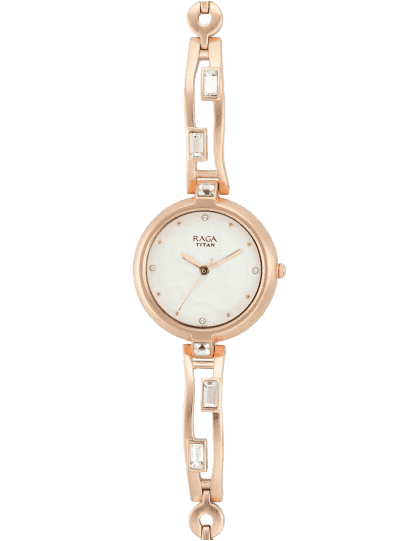 Amazon.com: TITAN Raga Viva Analog Champagne Dial Women's Watch - 2606YM01  : Clothing, Shoes & Jewelry