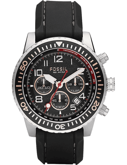 Reloj fossil 10 atm negro cheap