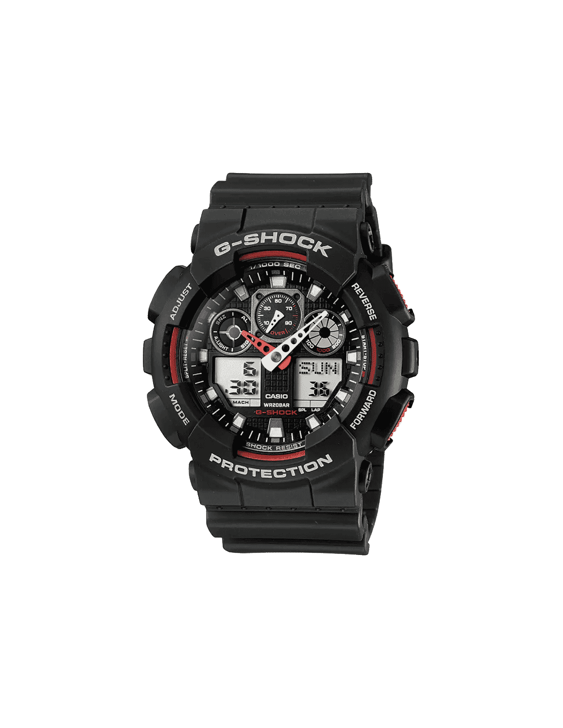 Buy CASIO G-Shock Digital Quartz Resin Mens Watch - GA-100 Series