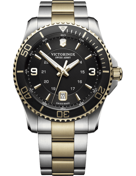 Swiss army watch hotsell gold and silver