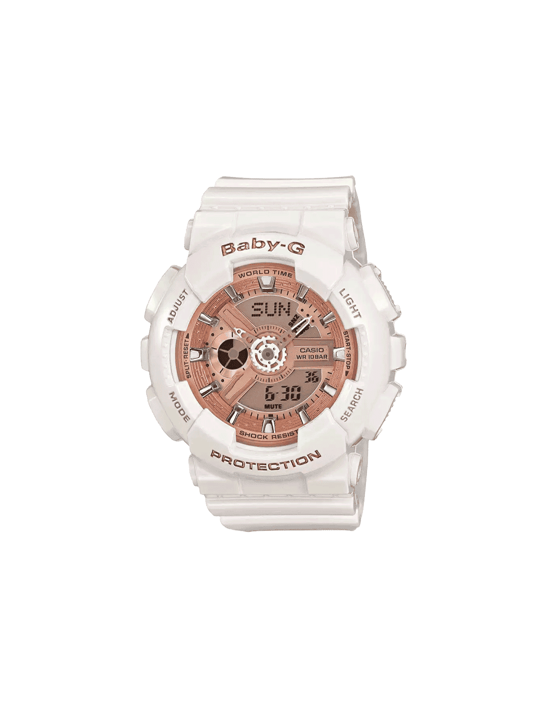 Baby g rose gold transparent cheap