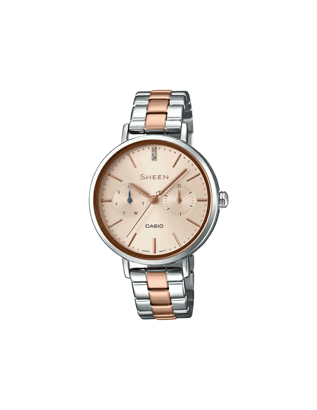 Buy Casio SX198 SHE3054SPG4AUDR Sheen Watch in India I Swiss Time...