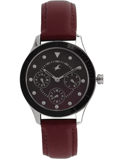 Fastrack leather belt watches for womens cheap