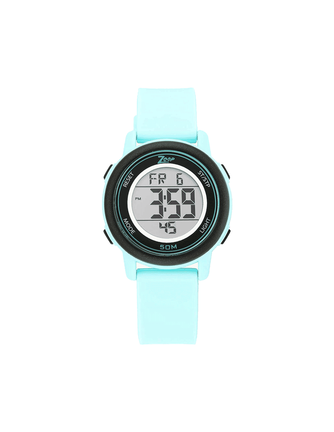 how to reset time in zoop digital watch