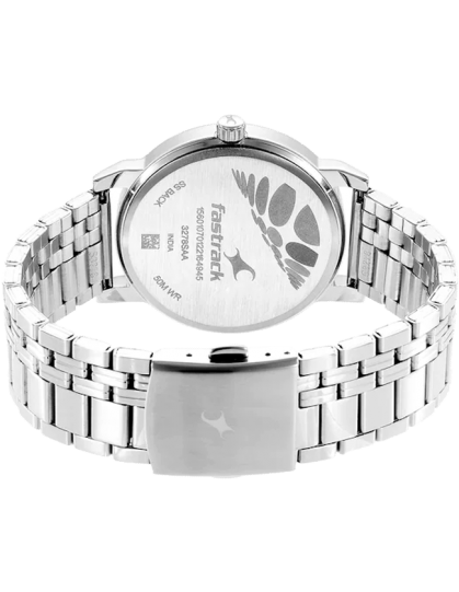 Fastrack Watches  Buy Fastrack Tick Tock 20 Silver Dial Multifunction  Watch for Men3287SM01 Online  Nykaa Fashion