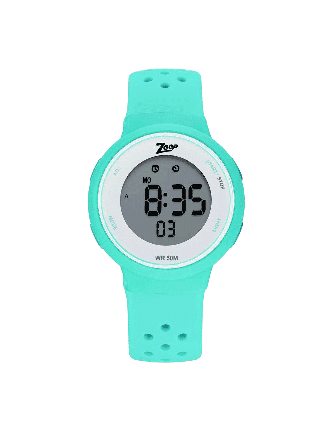 how to reset time in zoop digital watch