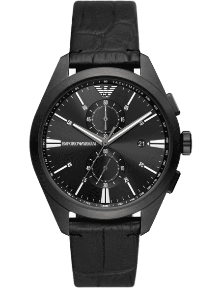 Armani cheap watch tachymeter