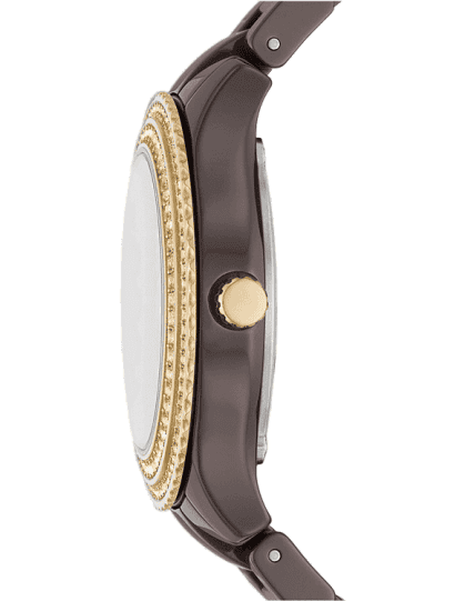 Fossil watch tortoise shell shop