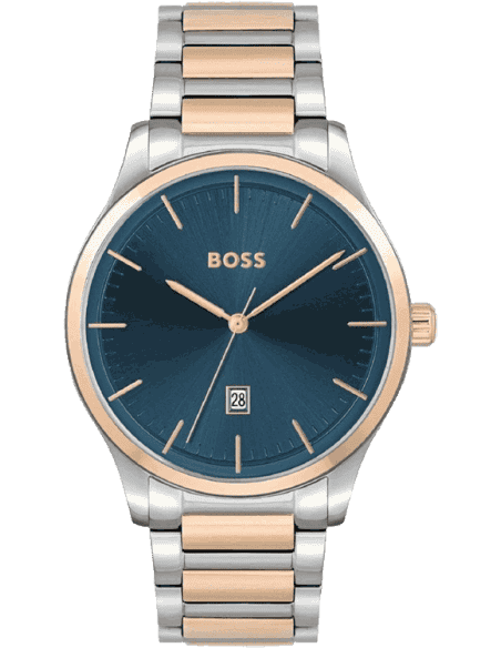 Hugo boss mens watch blue face cheap