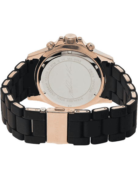 Michael kors black sales and gold mens watch