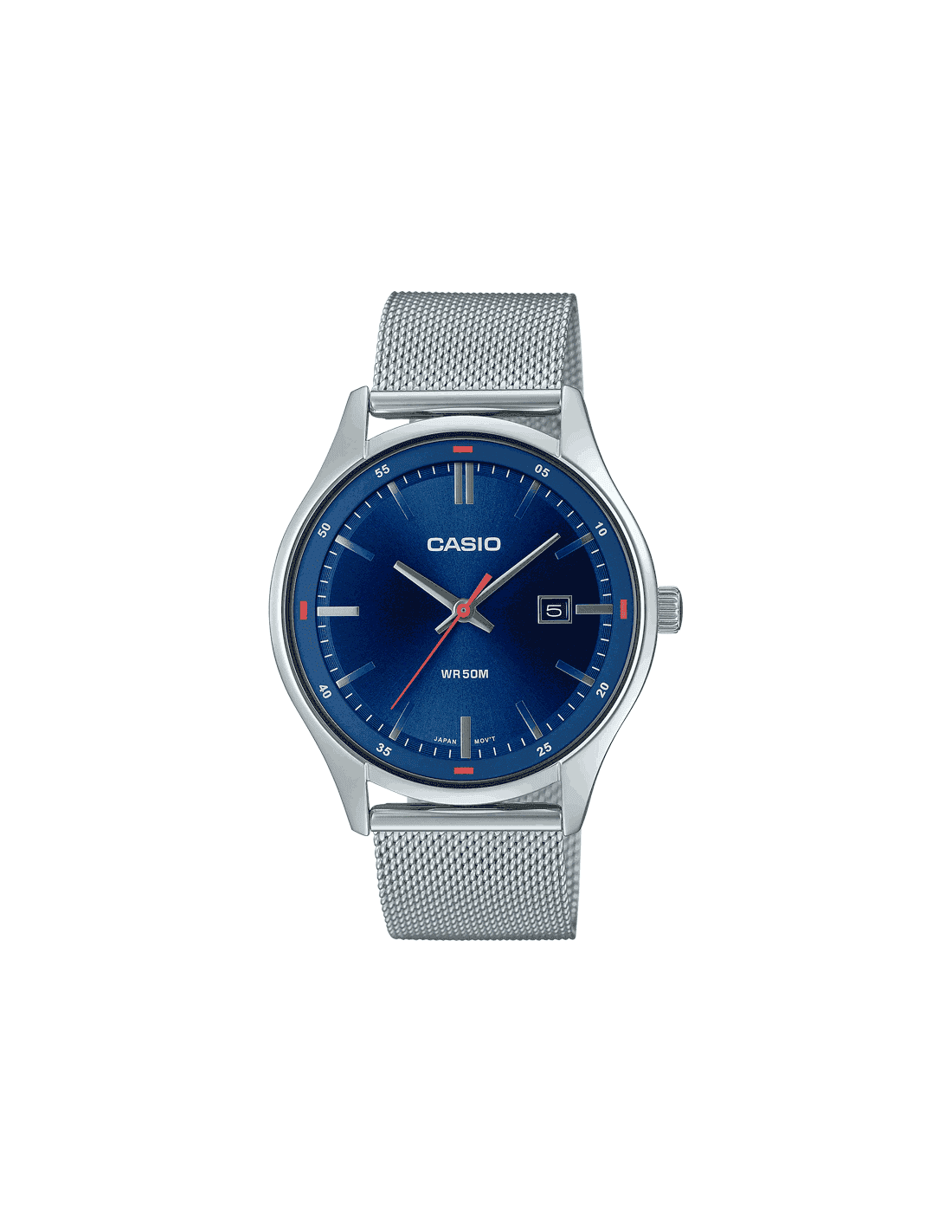 Casio mesh hot sale watch