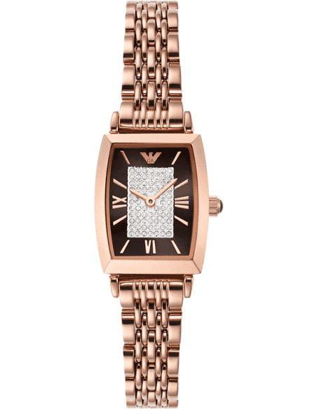 Armani watches ladies discount rose gold