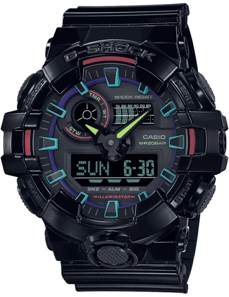 Casio G1369 - GA-700RGB-1ADR G-Shock Watch