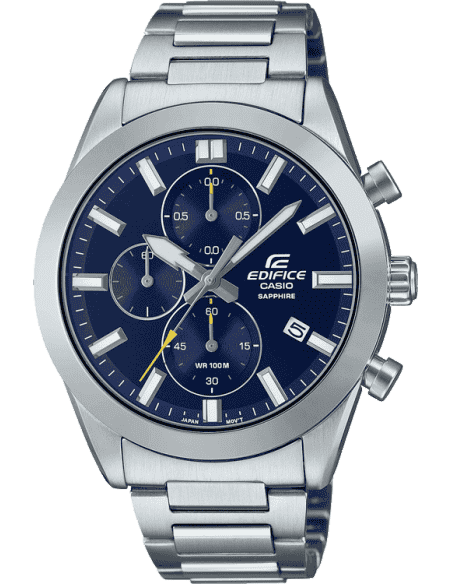 Casio Edifice Men Blue Chronograph Watch ED581 Edifice Casio Sapphire