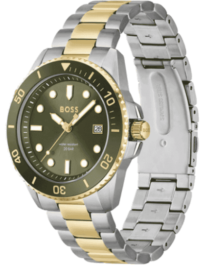 Hugo boss online master watch gold