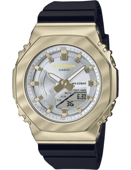 G shock white gold hot sale watch