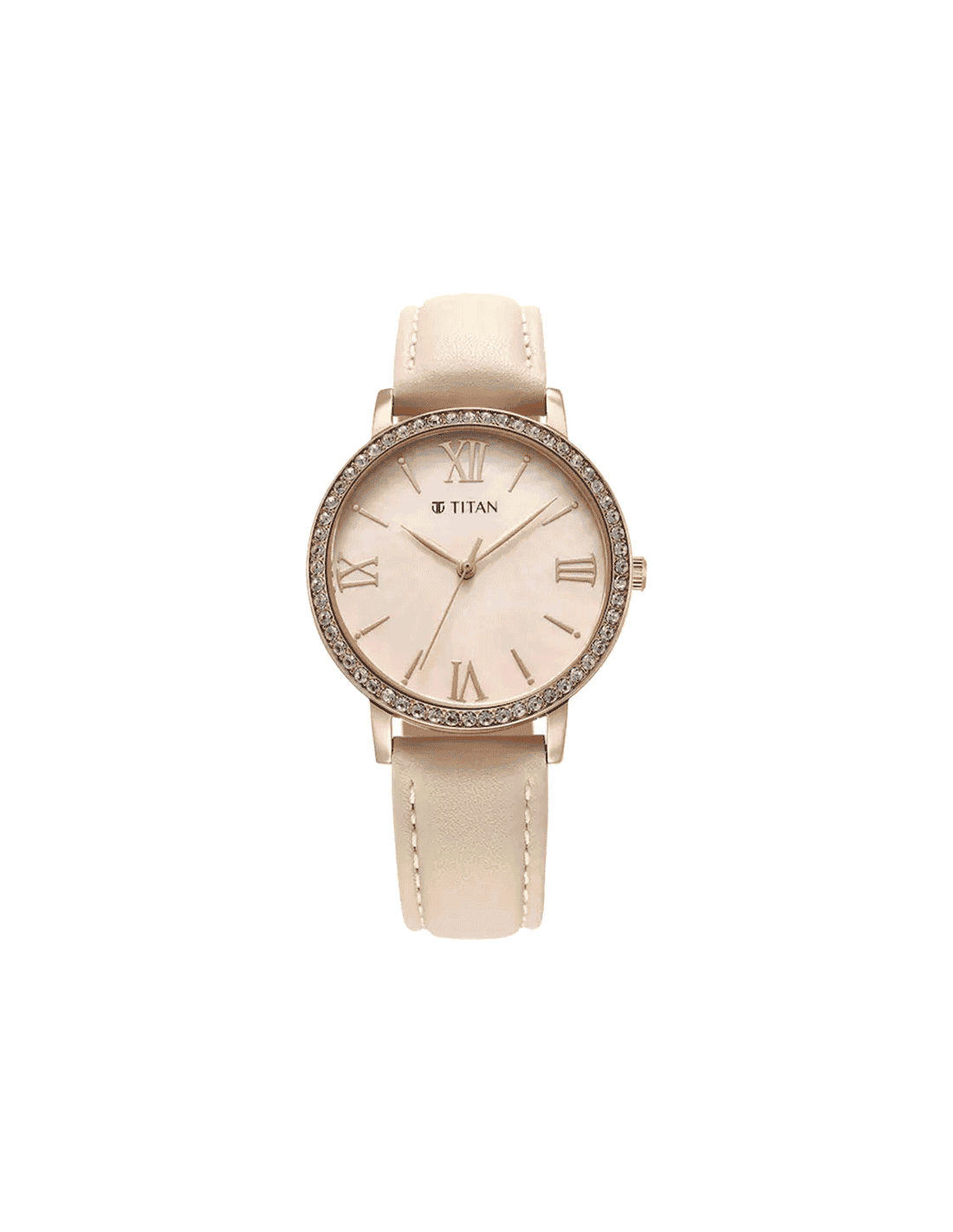 Leather Titan Fossil Ladies Watches Buy Titan 95236WL01 Watch In