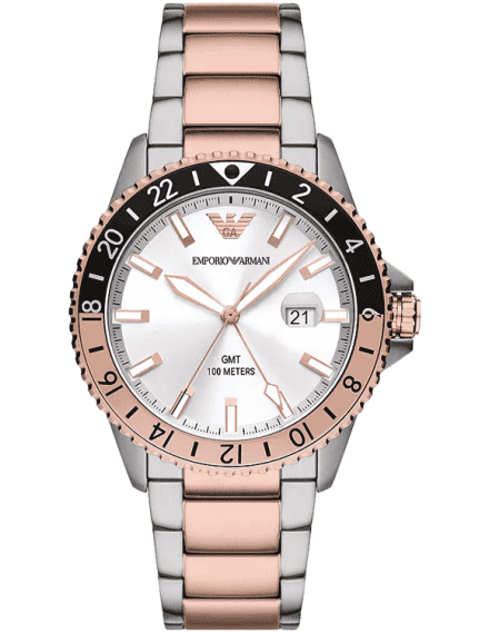 Watch Emporio Armani Navy in Steel - 34537662