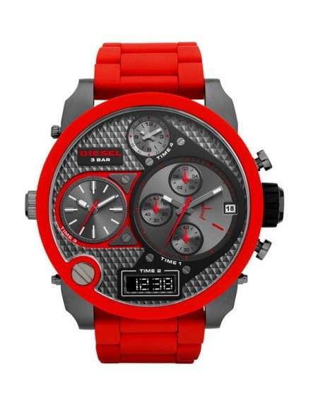 Diesel watch red colour deals