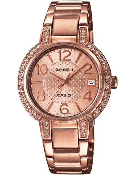 Buy Casio SX130 SHE 4804PG 9AUDR Sheen Watch in India I Swiss Time