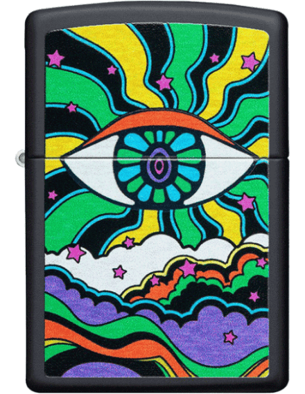Black Light Eye Design -...