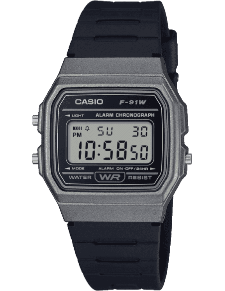 Casio D411 - F-91WM-1BDF Youth Watch