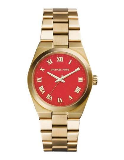 red michael kors watch men's