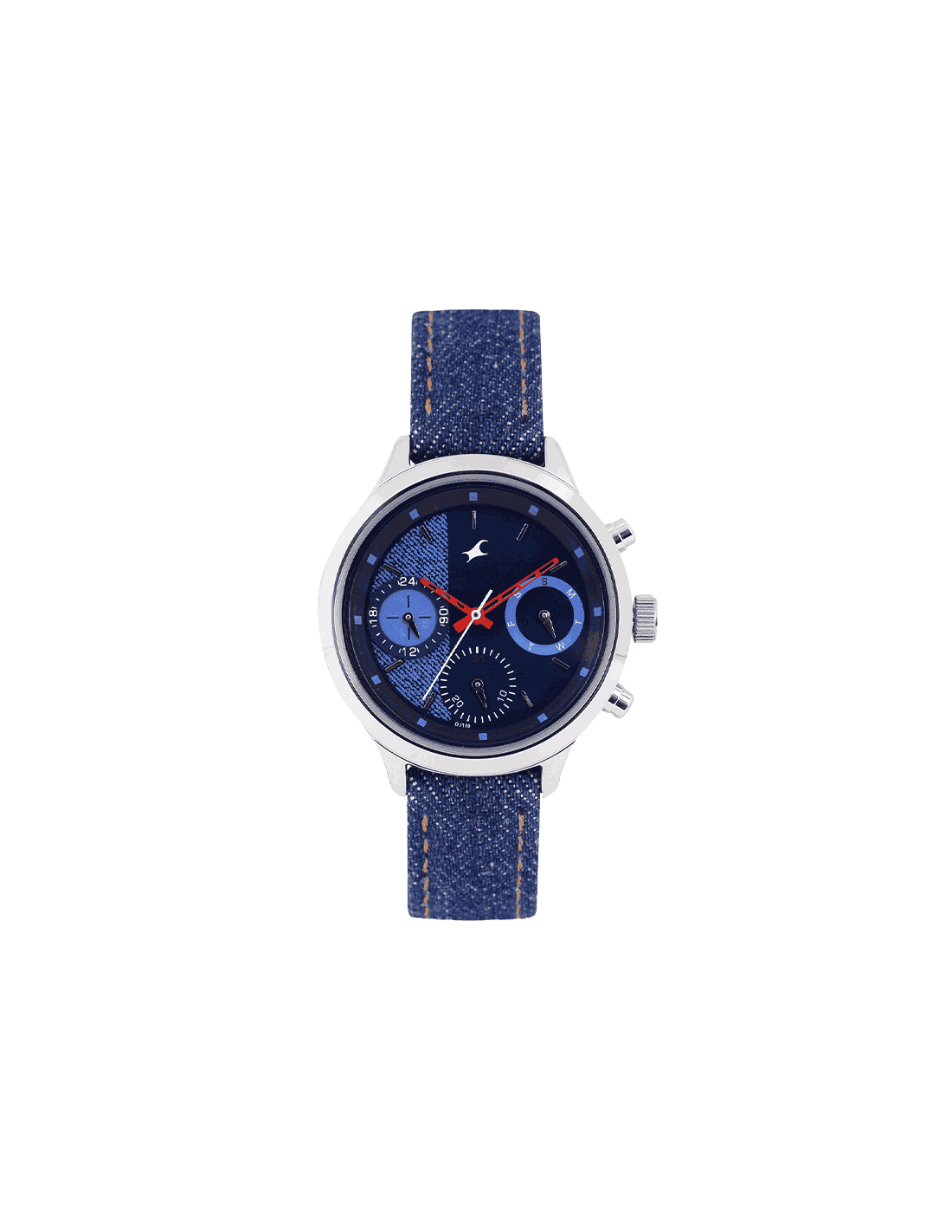 Fastrack NM6013SL03 Blue Fabric Analog Watch for Women – Better Vision