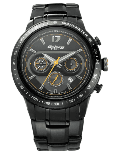fossil men's grant sport chronograph blue leather watch