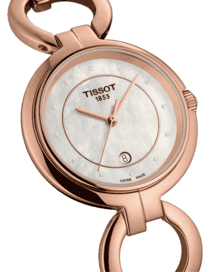 Tissot flamingo deals gold