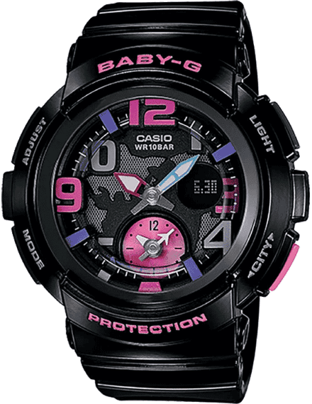 Casio baby g hot sale black and pink