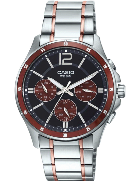 Silver Casio Enticer Chronograph White Dial Mens Watch at Rs 5995 in  Hyderabad