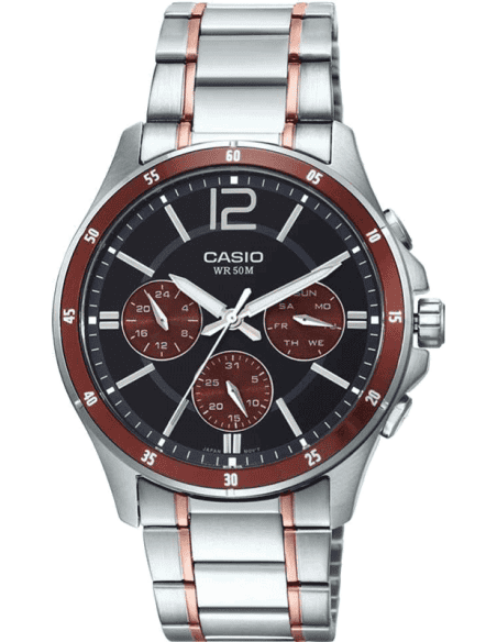 Silver Casio Enticer Chronograph White Dial Mens Watch at Rs 5995 in  Hyderabad