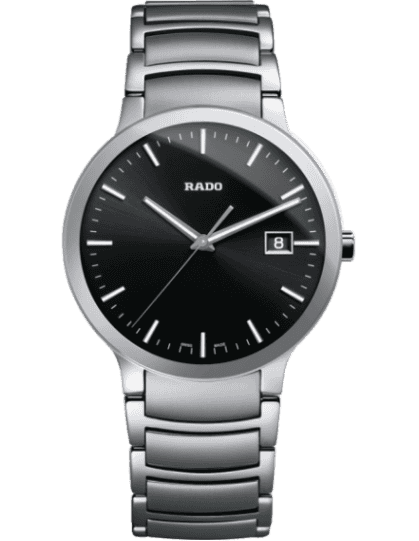 Rado black sales watch men