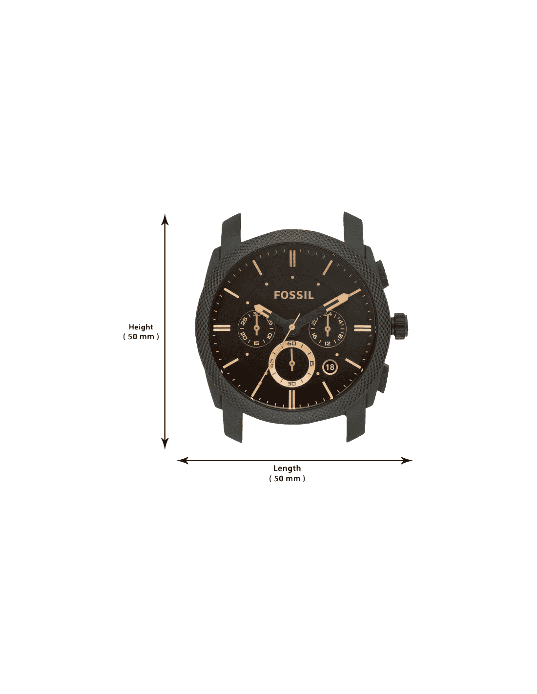 fossil ticker watches