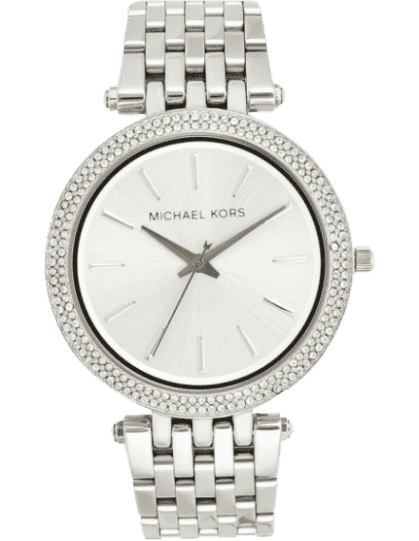 Michael Kors SilverTone Glitz Darci Watch MK3190 Watch Station #28 Michael Kors SilverTone Glitz Darci Watch MK3190 Watch Station