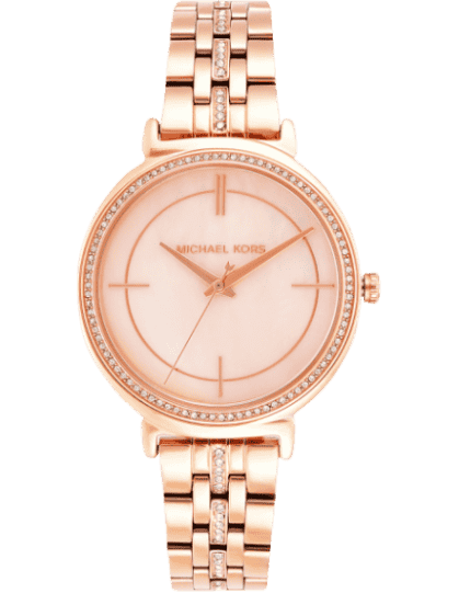 Michael kors cinthia on sale rose gold watch