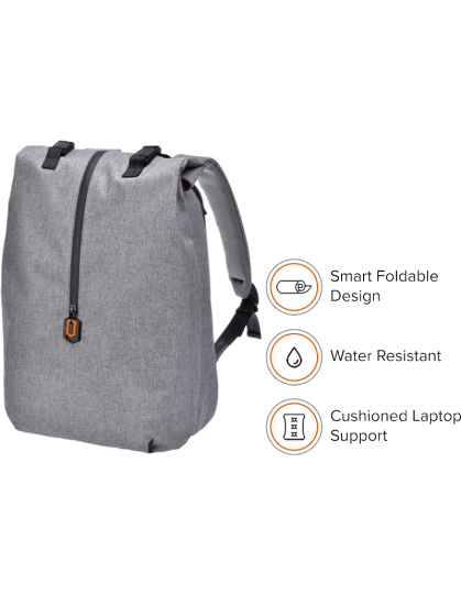 Mi Business Casual 21L Water Resistant Laptop Backpack (Grey)