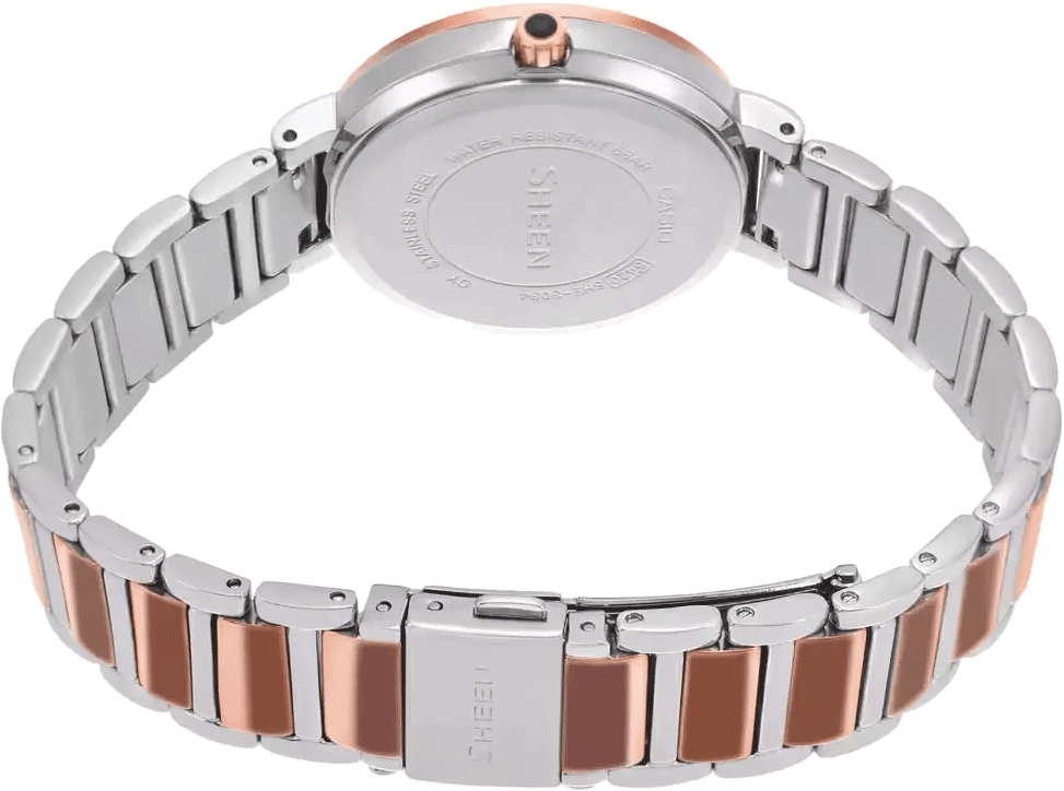 Buy Casio SX185 SHE-3034SPG-7AUDR Sheen Watch in India I Swiss Time